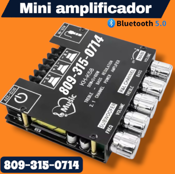 Mini amplificador de 100w bluetooth 5.0