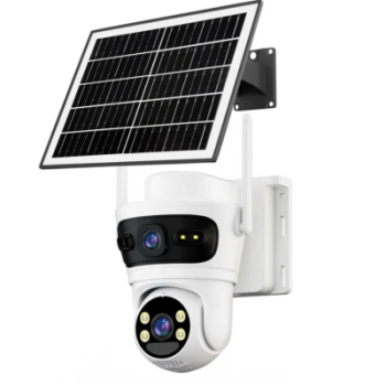 Camara wifi de exterior tipo domo 360 solar ap- 106 jt-9682