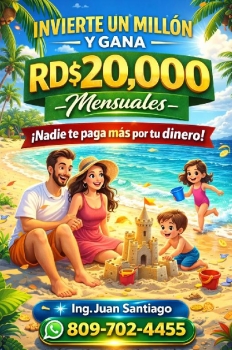 Gana 20000 mensuales sin mover ni un dedo