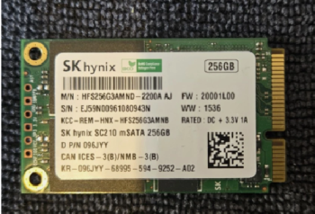 Disco msata ssd 1.8 256gb laptop dell hp lenovo