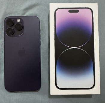 Iphone 14 promax deep purple 256gb