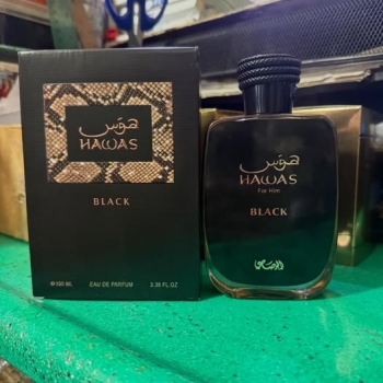 Perfume rasasi hawas black para hombre eau de parfum de 100 ml