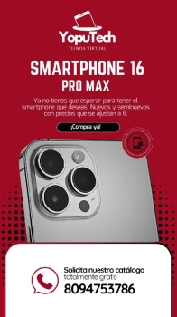 Iphone 16 pro max en santo domingo oeste