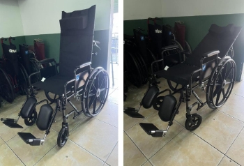 Silla de rueda reclinable