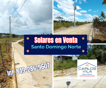 Solares en venta en villa mella santo domingo norte