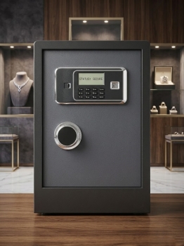 Caja fuerte digital reforzada con compartimento oculto
