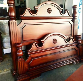 Cama en caoba somos fabricantes
