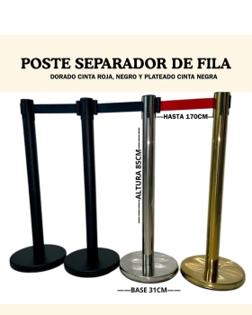 Poste separador de fila