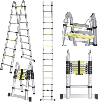 Escaleras telescopicas en alunminio