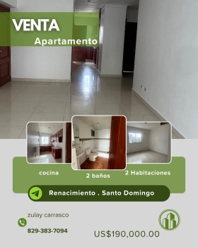 apartamento en venta – mirador norte santo domingo