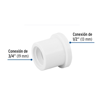 ReducciÓn 3/4–1/2 pvc-u sch-40 en san cristóbal