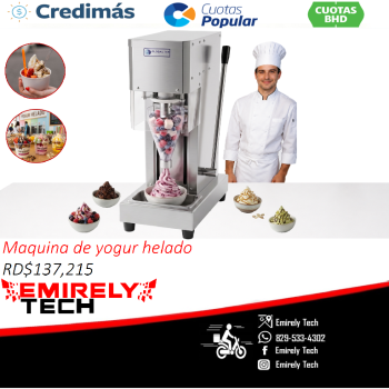 Maquina para hacer yogur helado tipo yogen helado de frutas