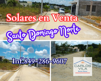 Solares en venta en villa mella santo domingo norte