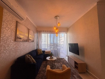 Apartamento amueblado en bella vista  alquiler 2200 balcón   2 habita