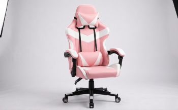 Silla gamer teczon rosa edición confort con ajuste multifunción