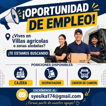 Vacantes de servicio al cliente y vendedores rancheros