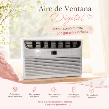 ️ aire acondicionado de ventana digital