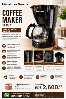 Hamilton beach coffee maker 12 cup