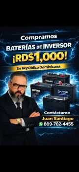 Compro baterias a rd1000