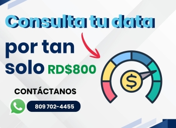 consulta tu data / historial crediticio por rd800 confidencial
