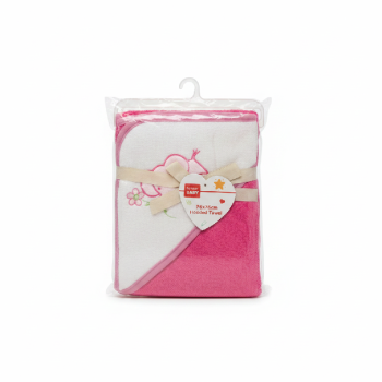 Toalla con capucha para bebé elefante 76x76cm 76 x 76cm
