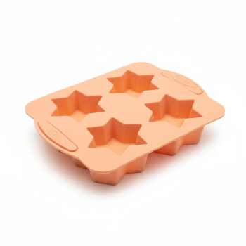Molde de silicona estrellas crea postres brillantes! r