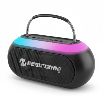 Bocina bluetooth new rixing con luces led