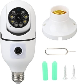 Camara tipo bombillo doble v380
