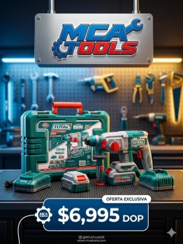 Rotomartillo inalámbrico marca total