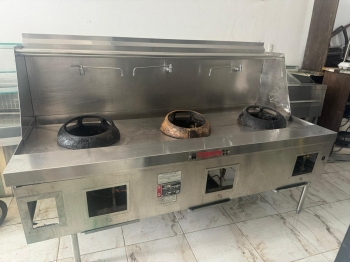 Estufón chino de 3 wok – estufa con potencia y rendimiento profesional