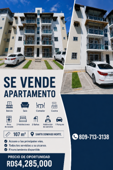 Santo domingo norte  apartamento