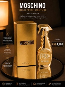 Perfume moschino gold