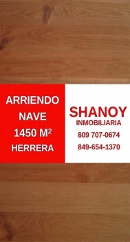 Herrera arriendo nave de 1.450 m2