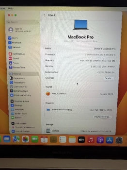 Macbook pro de 13