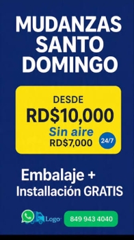 Servicios de mudanzas profesionales y seguros en santo domingo