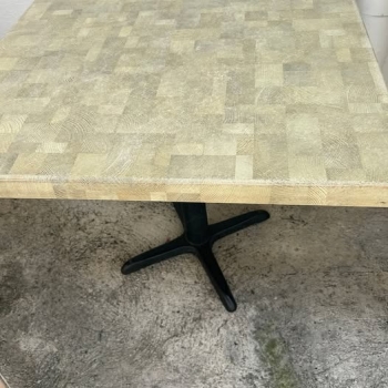 Mesas comerciales con tope tipo mármol para restaurante bar o terraza