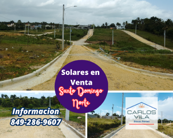 Solares en venta en villa mella santo domingo norte