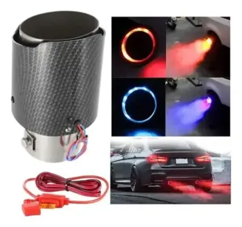 Tubo de escape con led