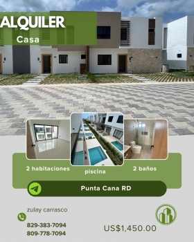 alquiler en vista cana – dumas lux townhouse  vive con comodidad esti