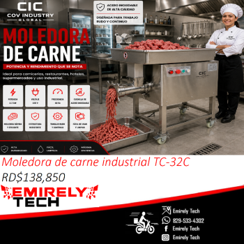 Moledora de carne industrial trituradora de carne industrial tc-32c