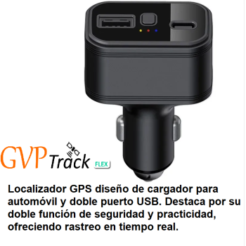 localizador gps diseño de cargador para automóvil y doble puerto usb