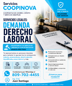 Demanda laboral  asesoría y representación legal