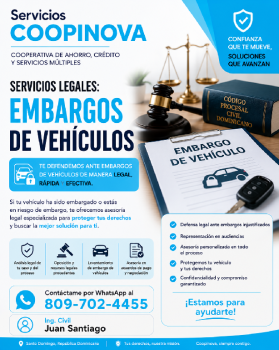 Embargo de vehículos  asesoría y defensa legal
