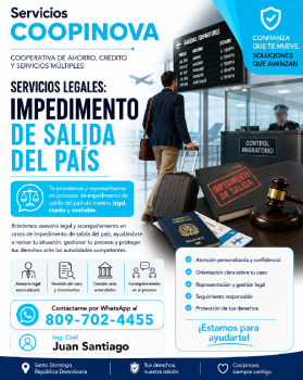 Impedimento de salida del país  asesoría y representación legal