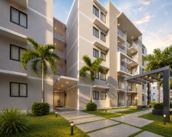 3 habitaciones en apartamento con linea blanca- en punta cana