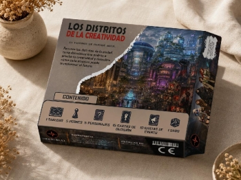 Juego de mesa los distritos de la creatividad  en bahoruco