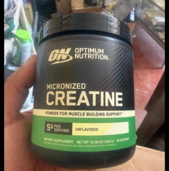 Creatina on optimum nutrición de 60 servicios 300g sin sabor