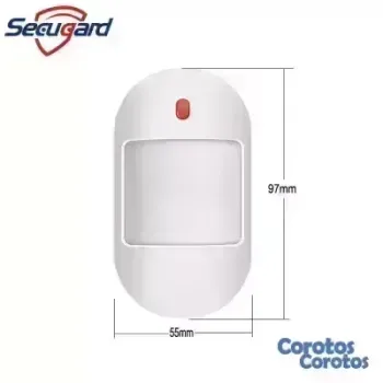 Detector de movimiento infrarrojo inalámbrico