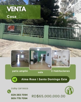 Casa en venta – alma rosa l