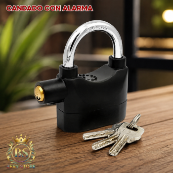 Candado con alarma de seguridad  candado con alarma antirrobo  candado